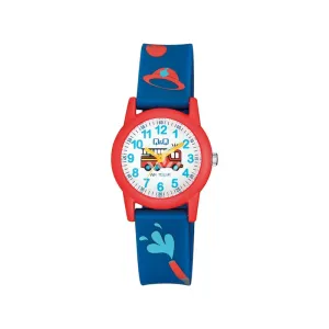 Q&Q VR99J019Y Kids Analog with Blue Resin Band Watch
