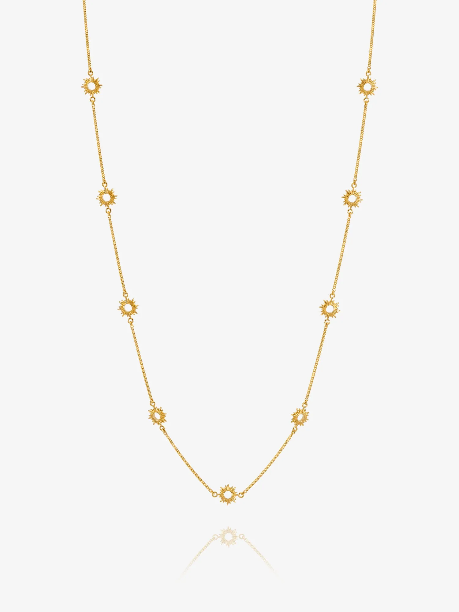 Rachel Jackson Eternal Sun Long Necklace - Gold