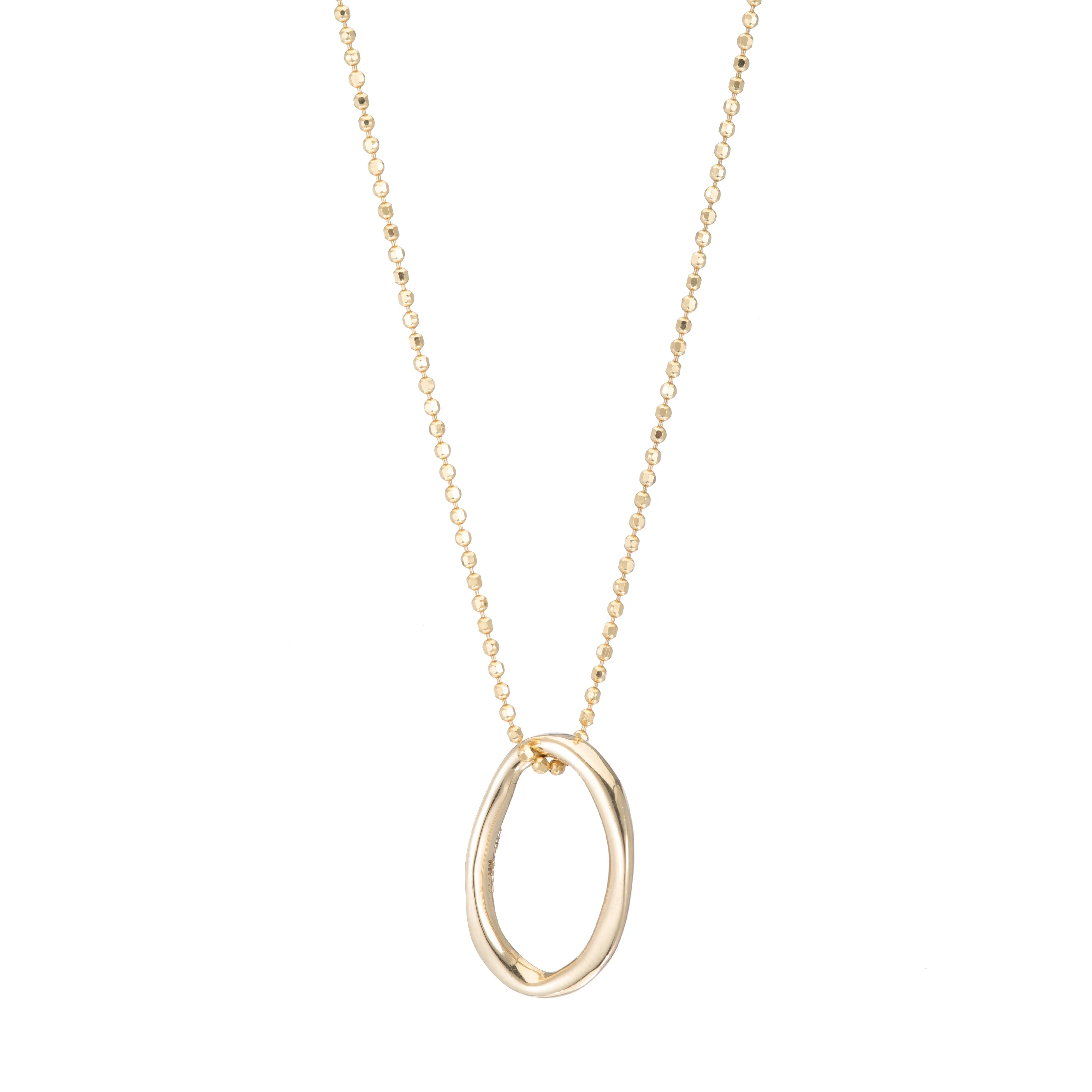 Raw Eternity Necklace - Gold