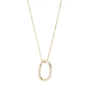 Raw Eternity Necklace - Gold
