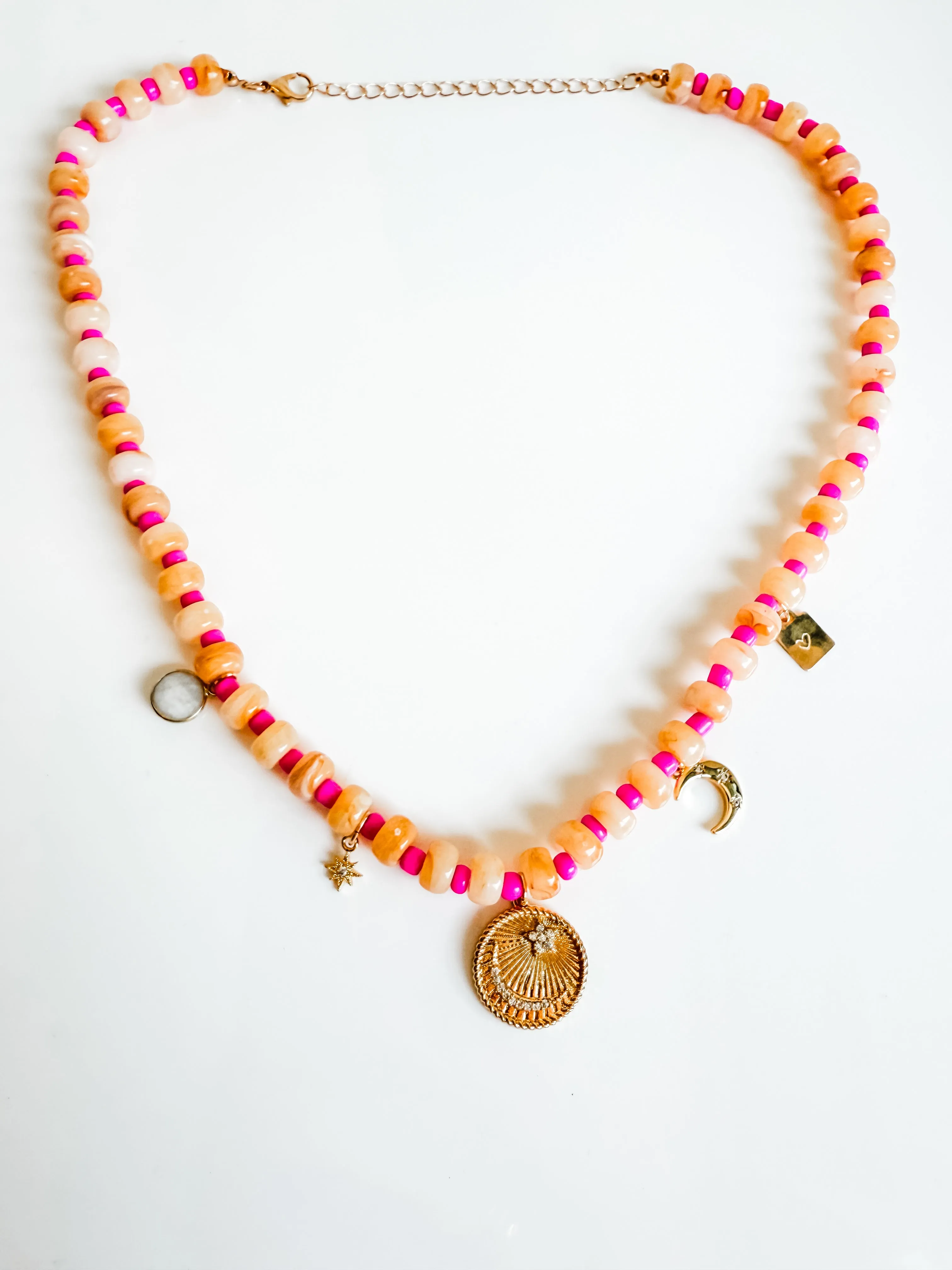 Riri recylced resin bead necklace