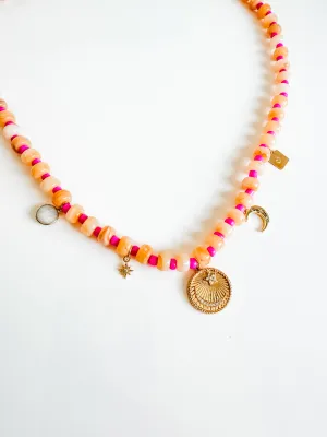 Riri recylced resin bead necklace