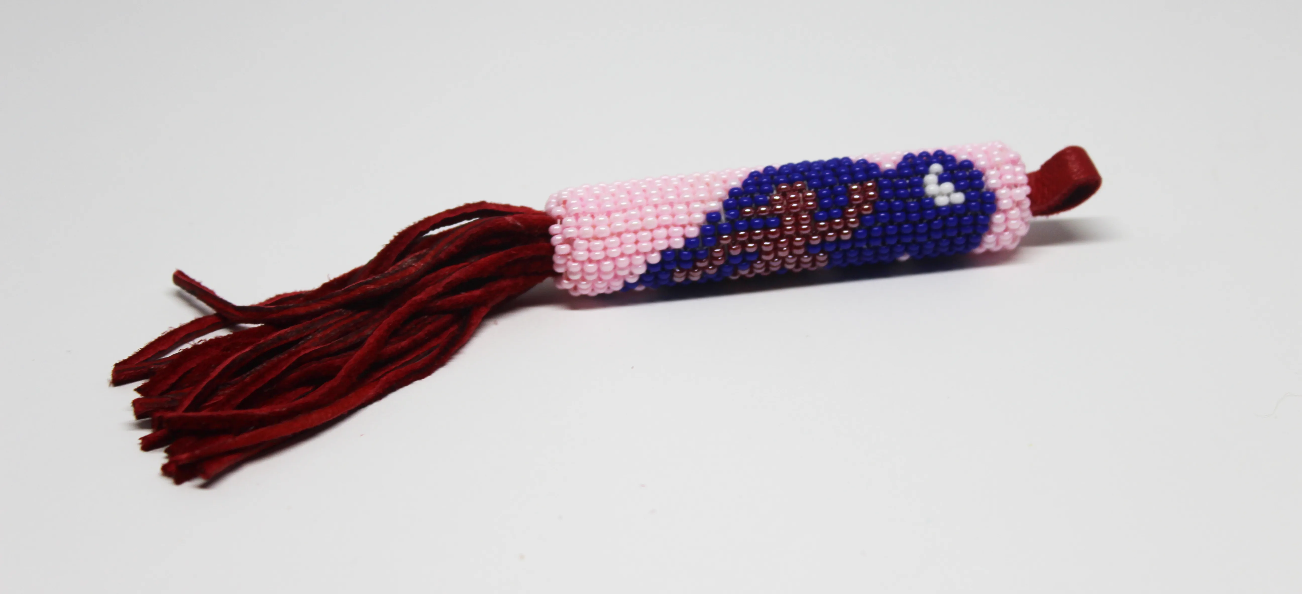 Robert Horse - Runner's Beaded Keychain