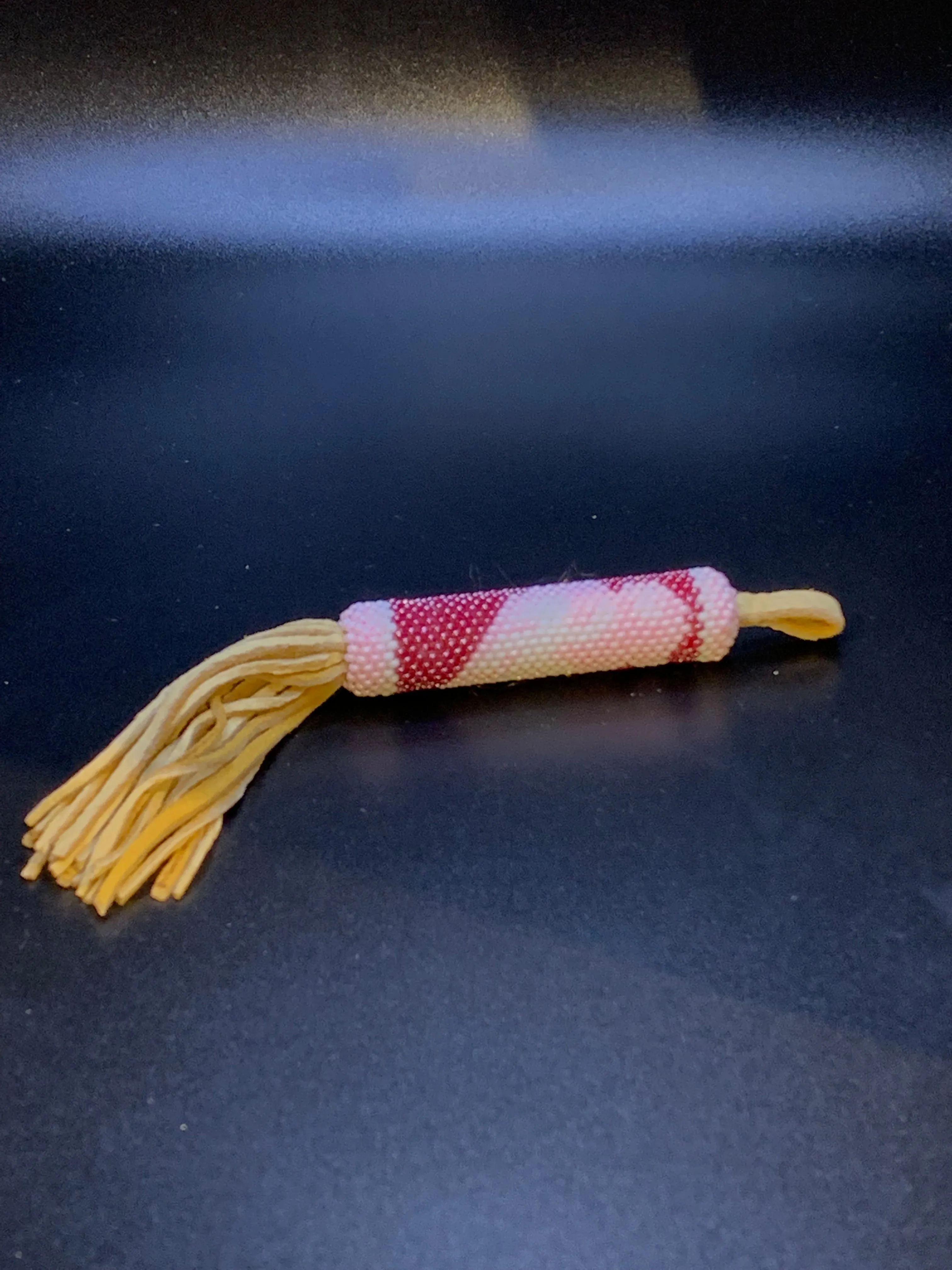 Robert Horse - Runner's Beaded Keychain