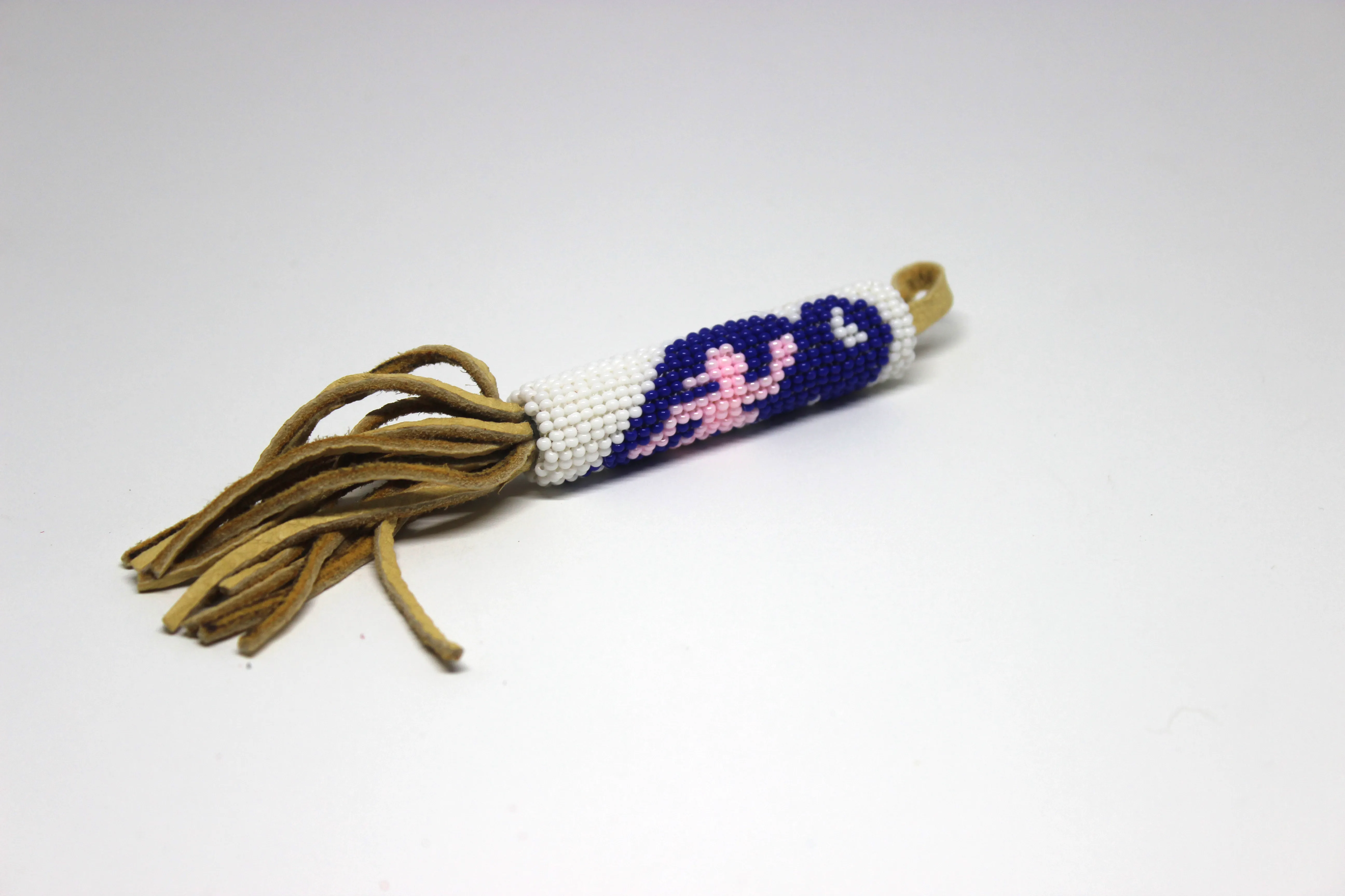 Robert Horse - Runner's Beaded Keychain