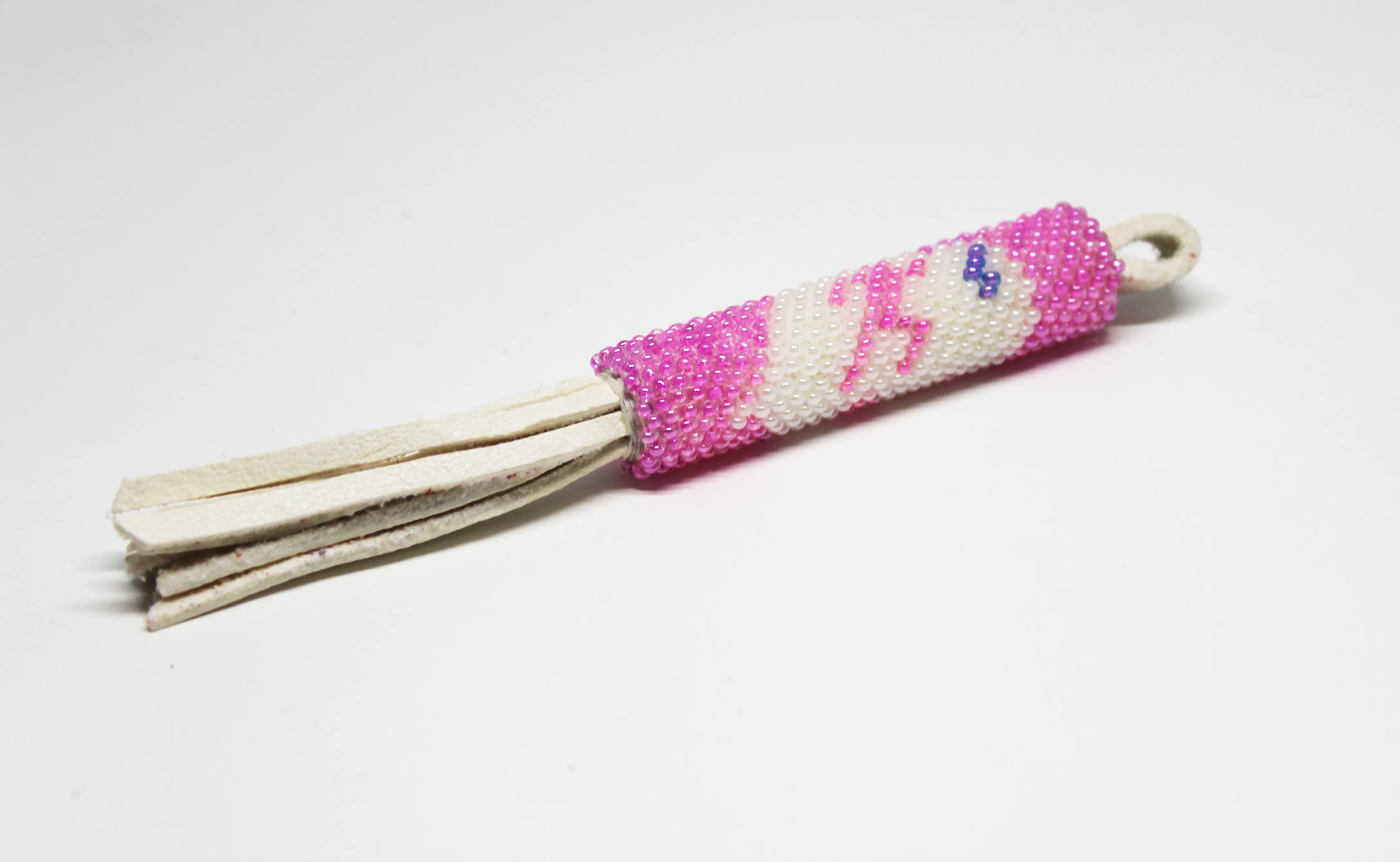 Robert Horse - Runner's Beaded Keychain