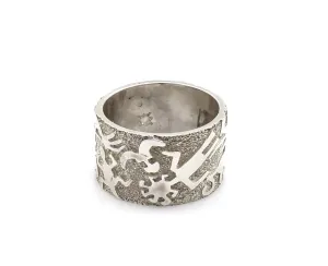 Rock Art Wedding Band