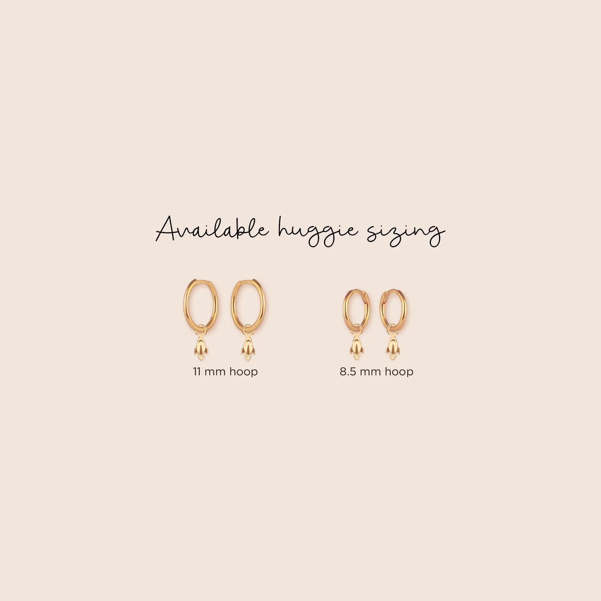 Rocket Huggie Hoops
