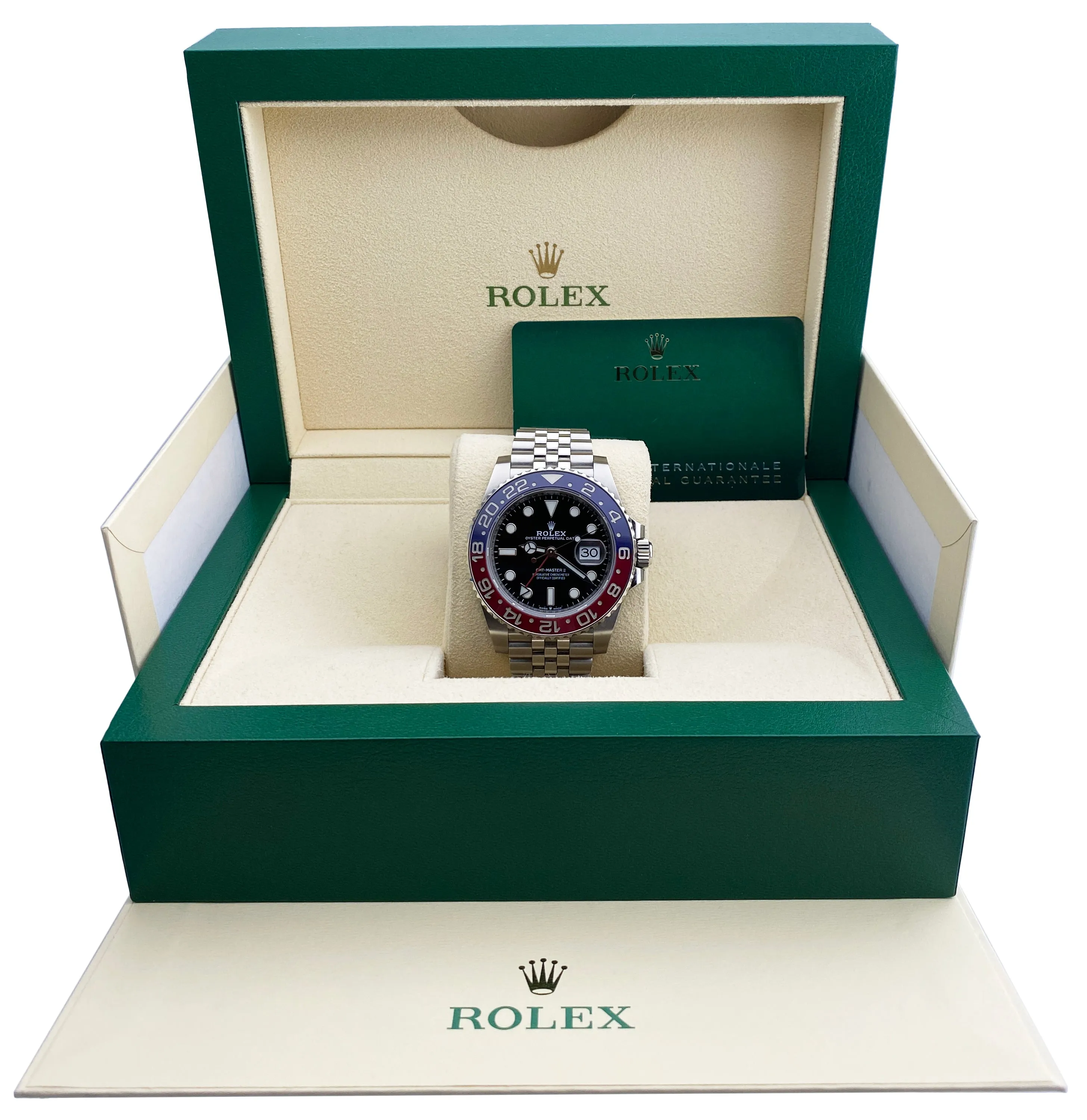 Rolex GMT-Master II 126710BLRO "Pepsi" Mens Watch Box & Papers