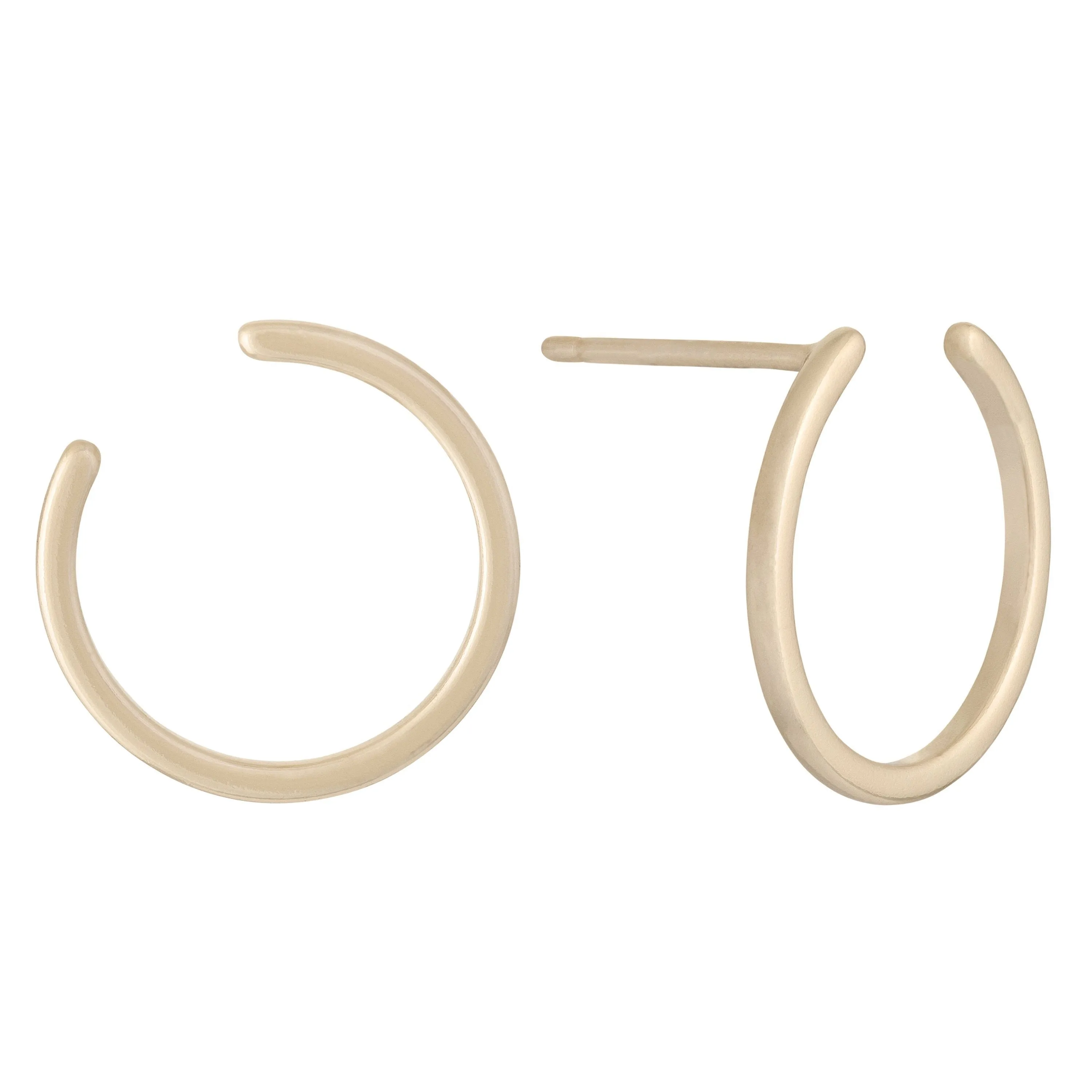 Round Stud Earring