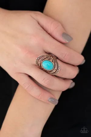Royal Roamer Copper Paparazzi Ring
