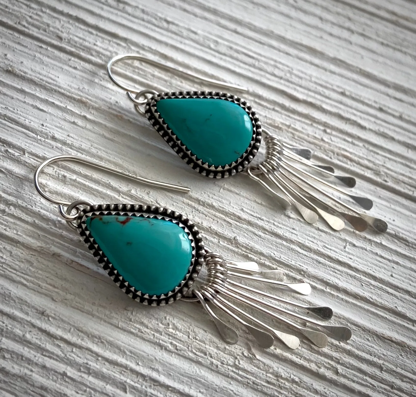 Royston Turquoise Fringe Earrings