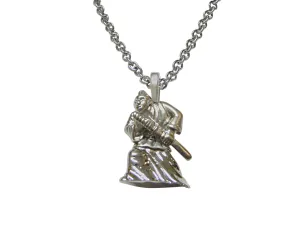Samurai Warrior Pendant Necklace