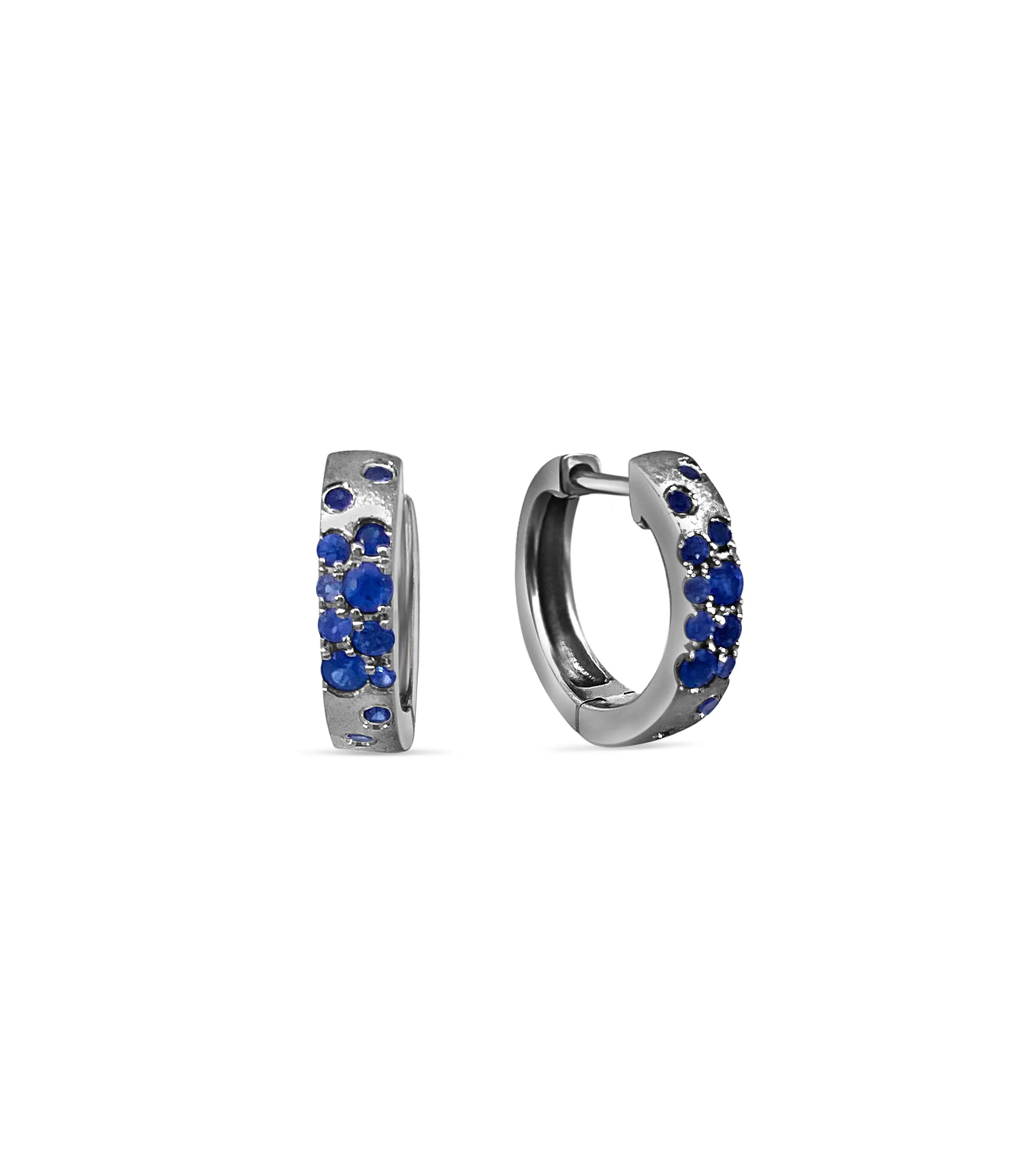 Sapphire Celestial Huggie Earring