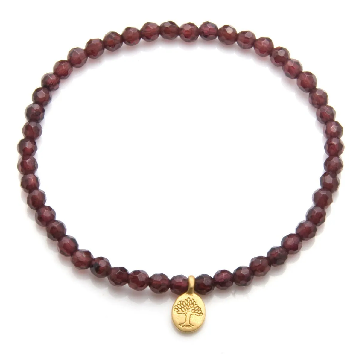 SATYA BG275-33-B - Tree of Life Garnet Gemstone bracelet