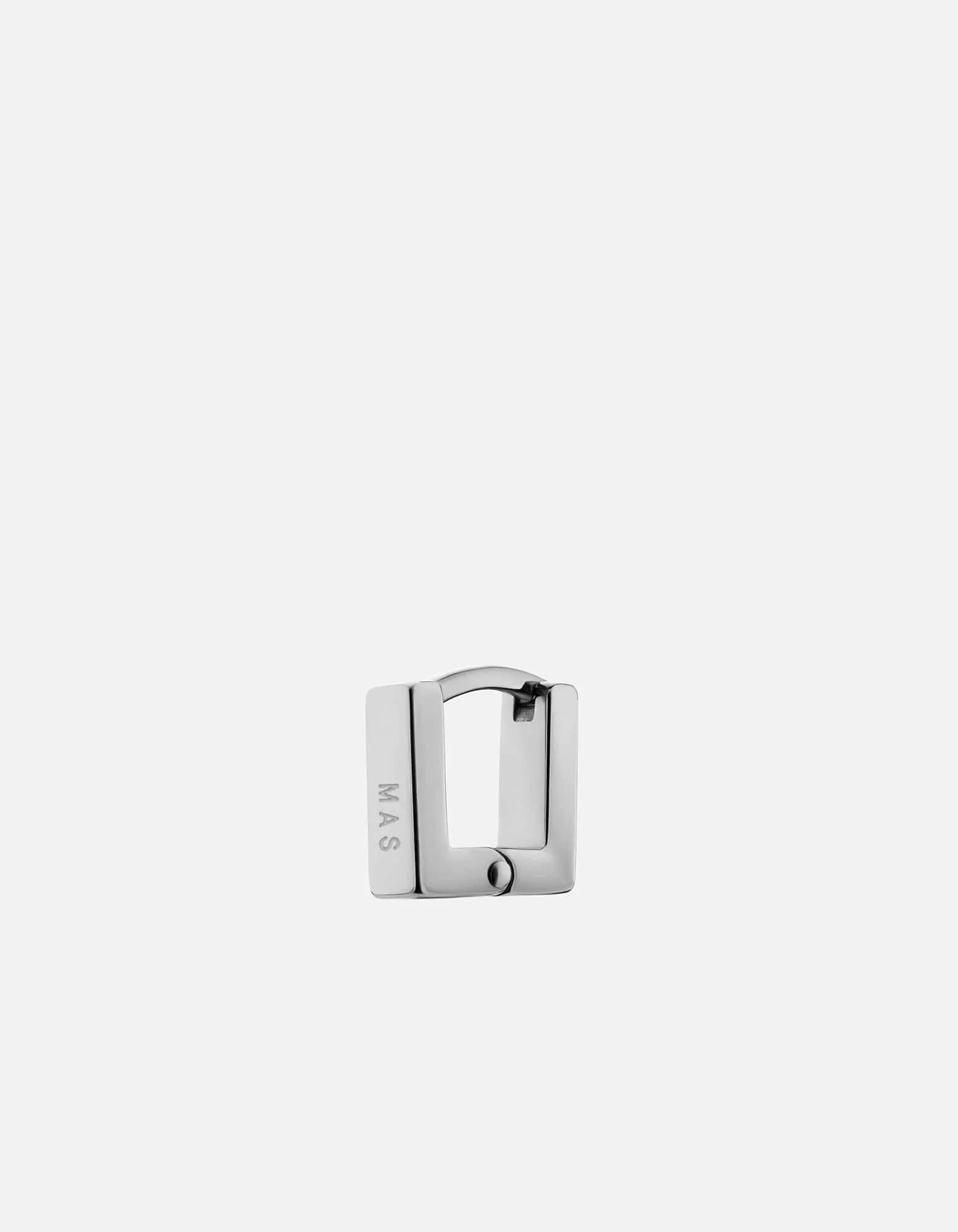 Scatola Huggie Earring, Sterling Silver