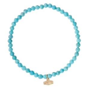 Scout Curated Wears Mini Faceted Stone Stacking Bracelet - Turquoise