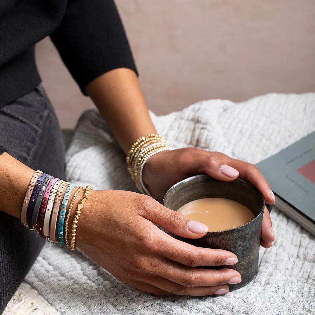 Scout Curated Wears Mini Metal Stacking Bracelet - Ball Beads