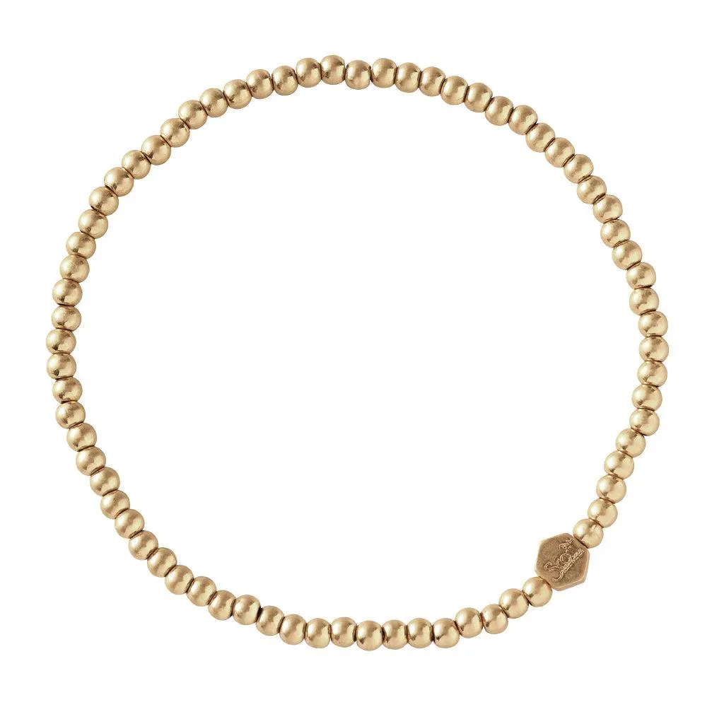 Scout Curated Wears Mini Metal Stacking Bracelet - Ball Beads