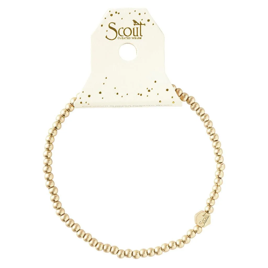 Scout Curated Wears Mini Metal Stacking Bracelet - Ball Beads