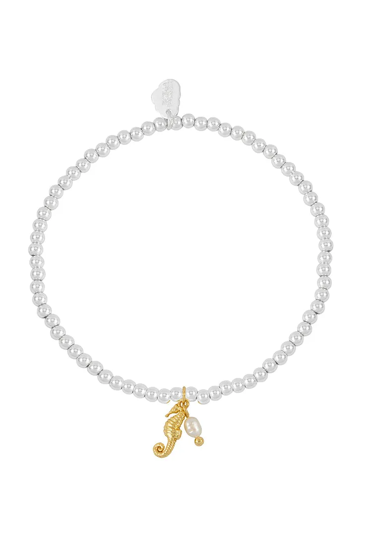 Seahorse And Pearl Sienna Bracelet