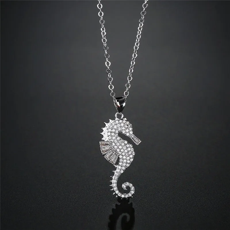 Seahorse Necklace & Pendant - 4 Colours