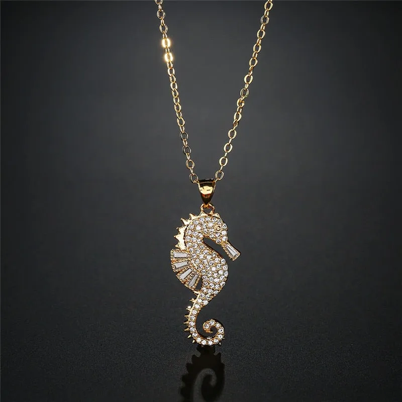 Seahorse Necklace & Pendant - 4 Colours