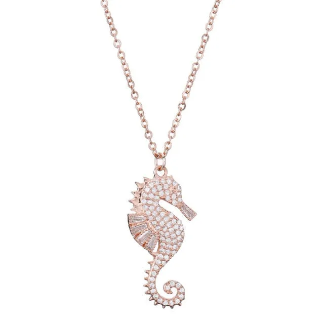 Seahorse Necklace & Pendant - 4 Colours
