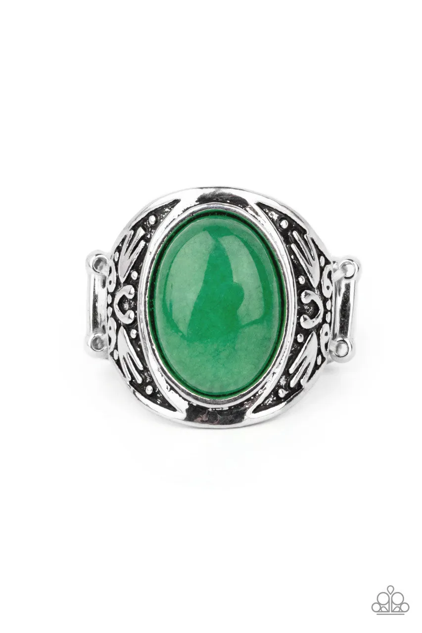 Sedona Dream Green Paparazzi Ring