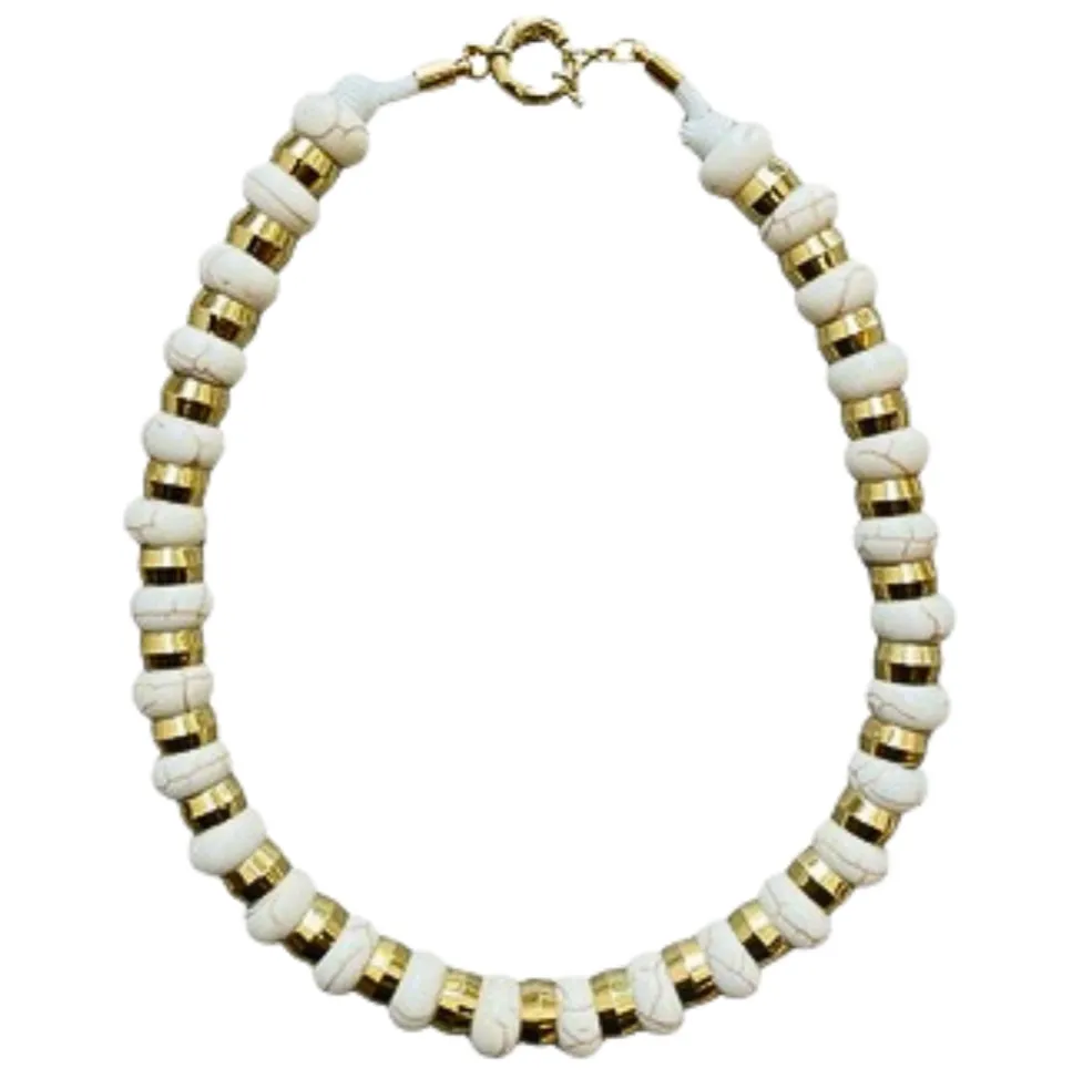 Semi-Precious Necklace Howlite