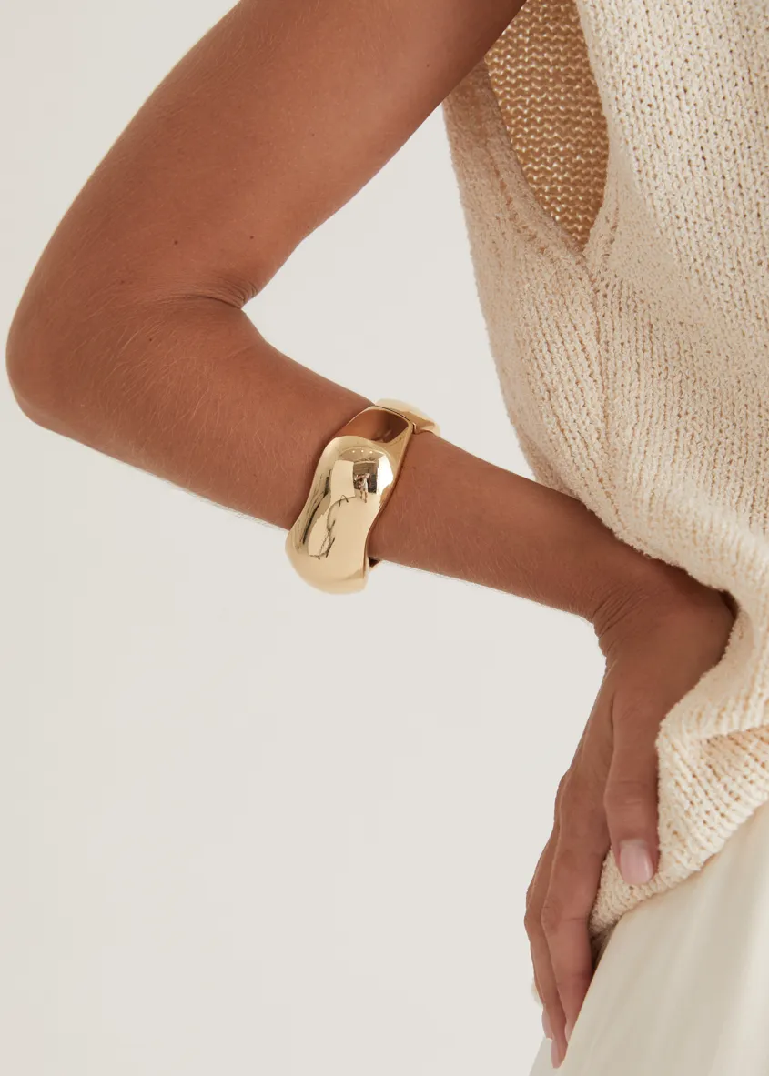 Serena Bangle - Gold