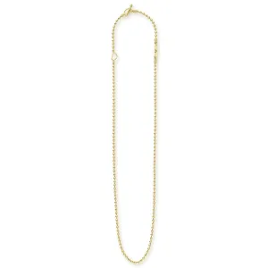 Signature Caviar 18K Gold Beaded Toggle Necklace
