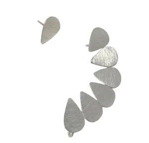SIlver Cuff Earrings