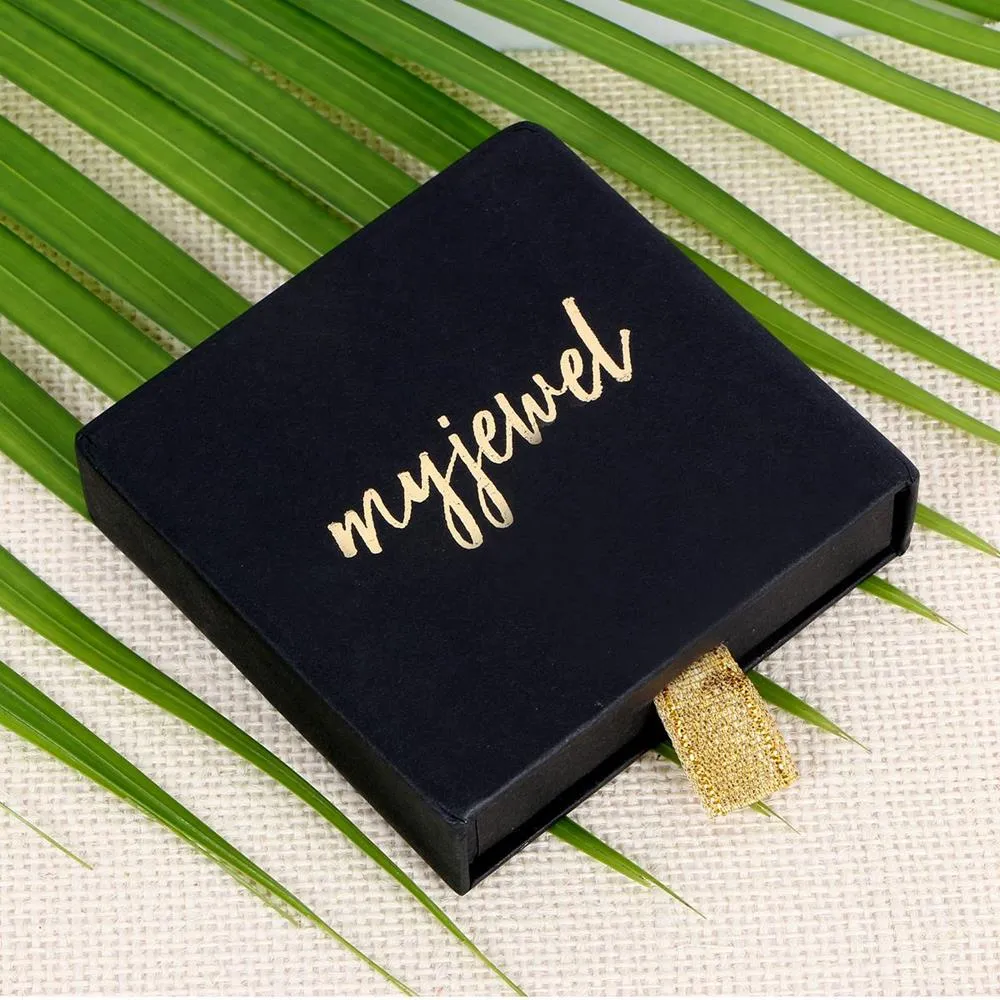 Simple Black Rope with Gold plated Name plate with personalization Bracelet for Kids, women & Men