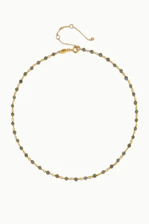 Sivalya Pyrite Beaded Link Chain Necklace