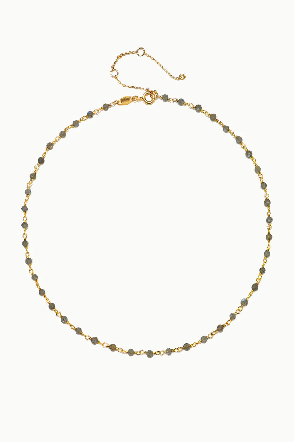 Sivalya Pyrite Beaded Link Chain Necklace