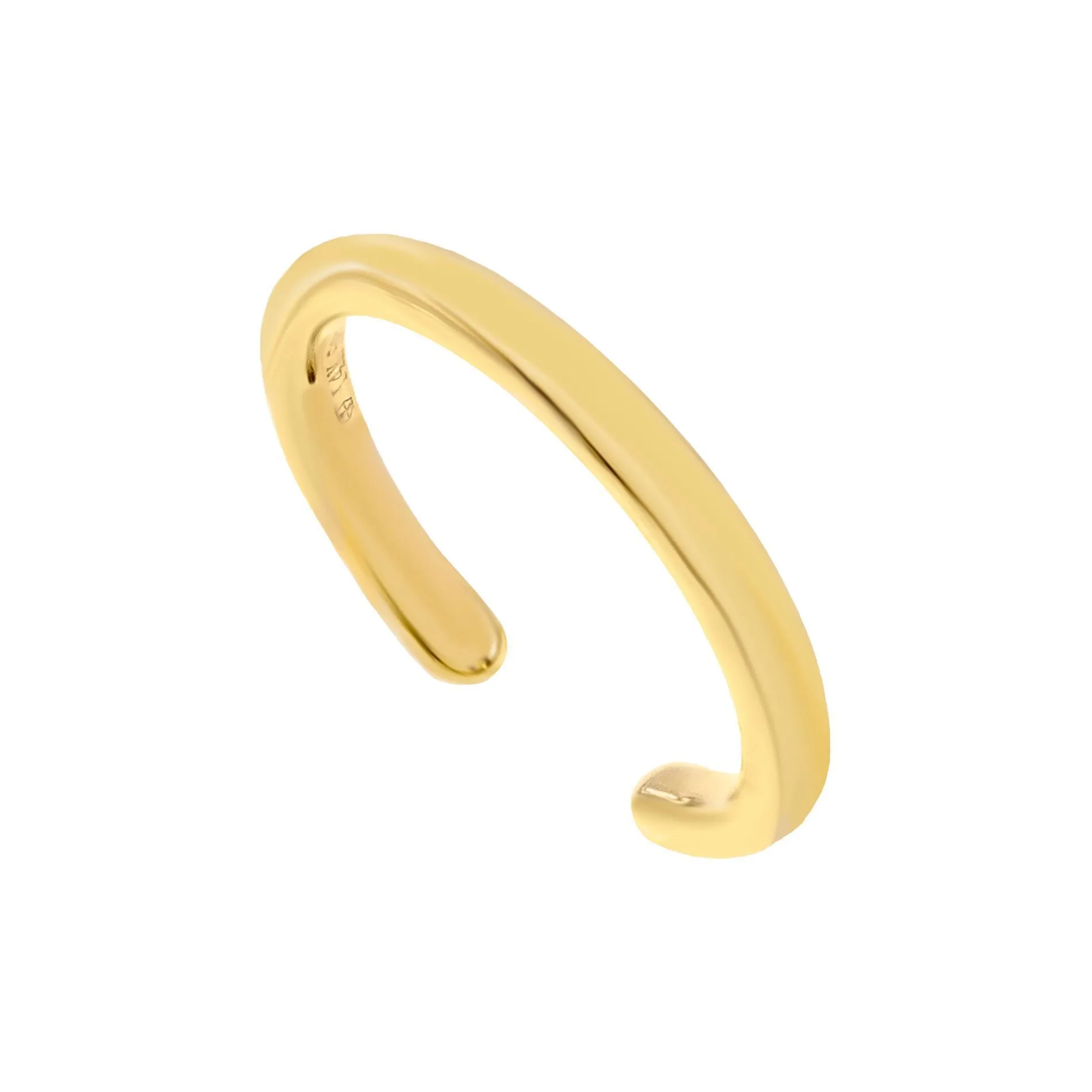 Solid Ear Cuff 14K