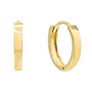 Solid Mini Huggie Earring 14K