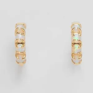 Sonata Opal Hoops