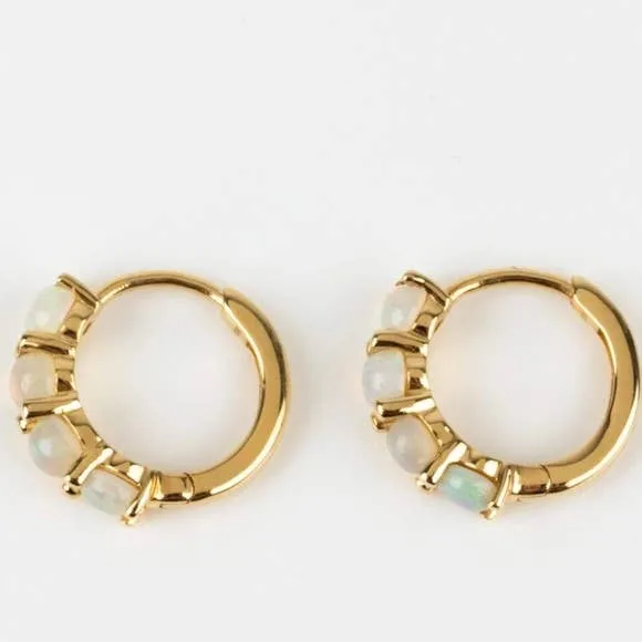 Sonata Opal Hoops