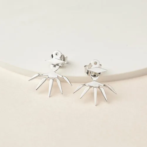 Spike Stud Earrings Ear Jackets Modern Earrings