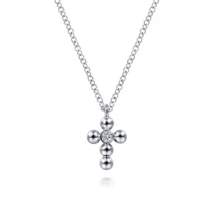 SS DIAMOND BUJUKAN BEADED CROSS