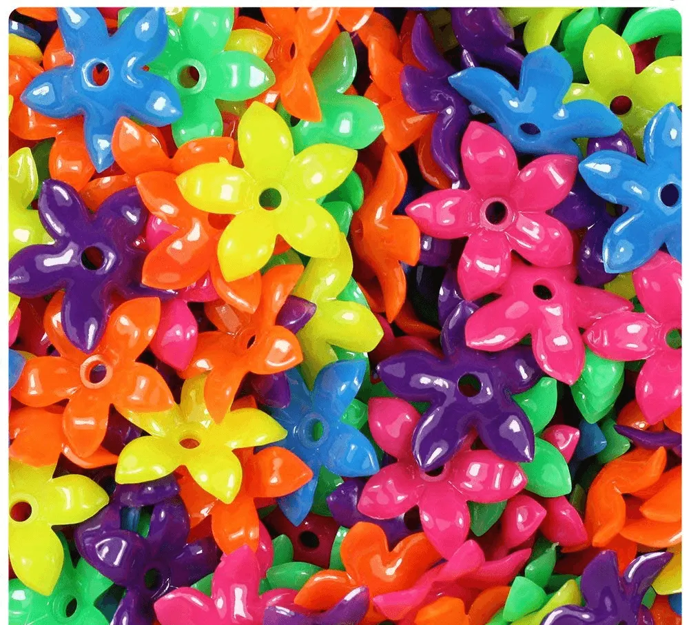 Star Flower Beads (250 Pack)