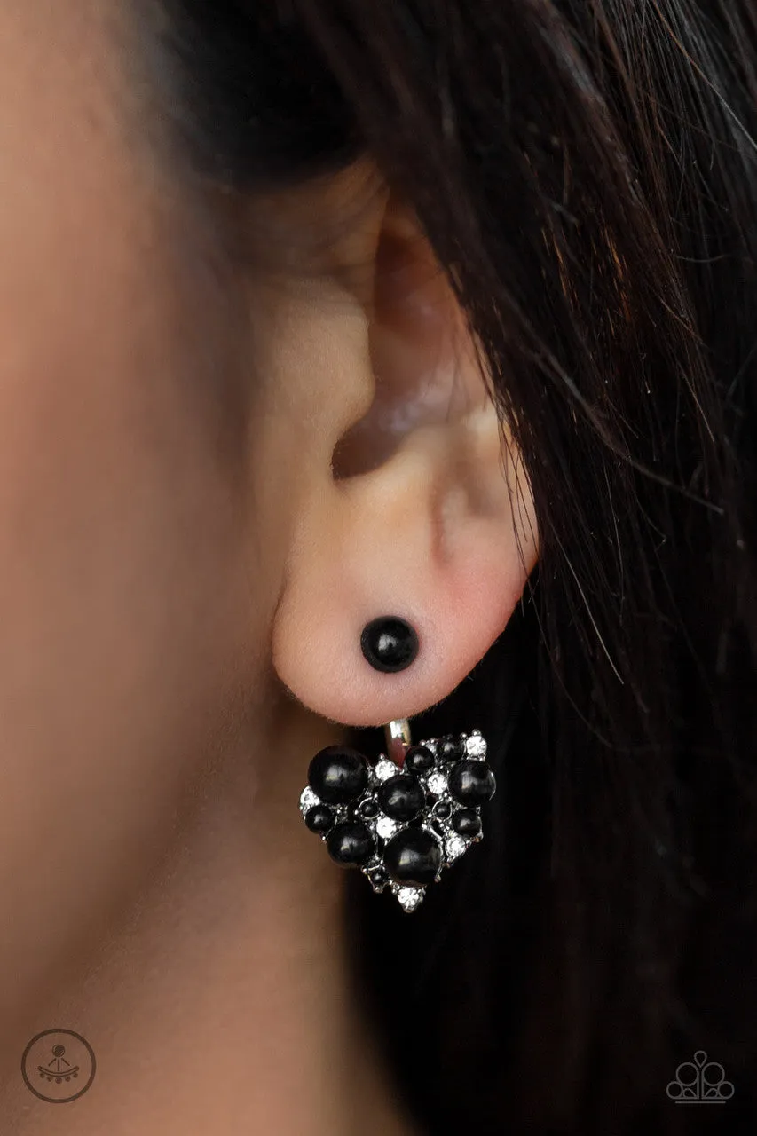 Star-Studded Success Black Paparazzi Earrings