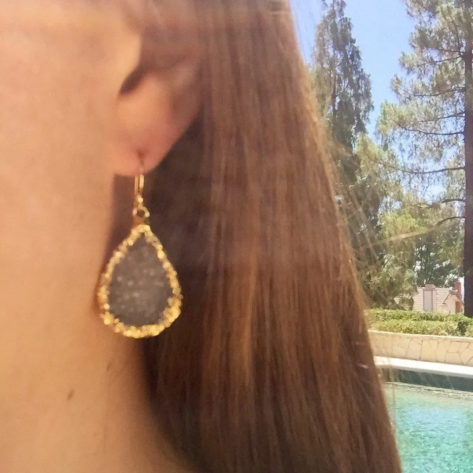 Stardust Druzy Earrings