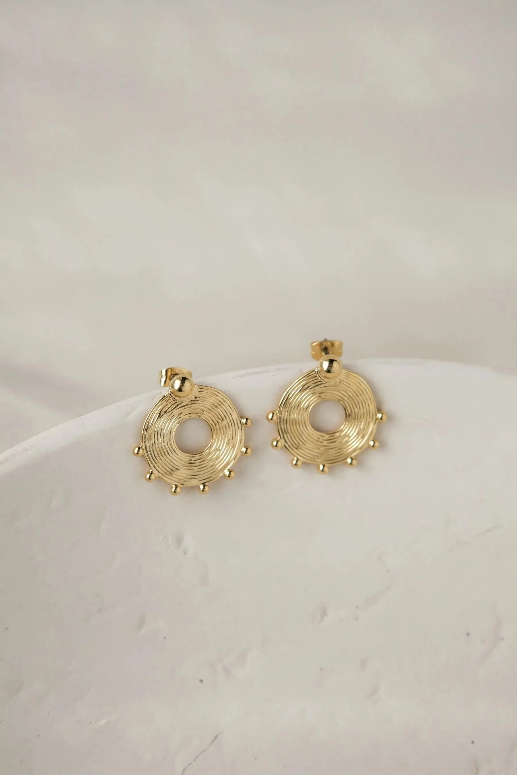 Statement Gold plated ring for women