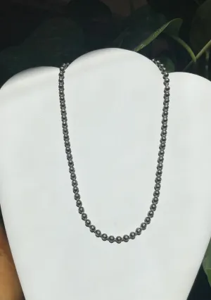 Sterling Silver Beaded Necklace