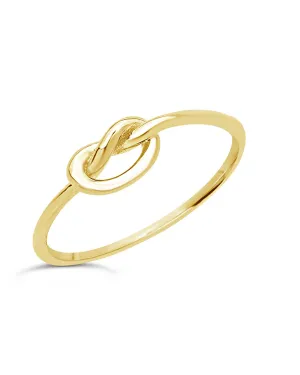 Sterling Silver Love Knot Ring