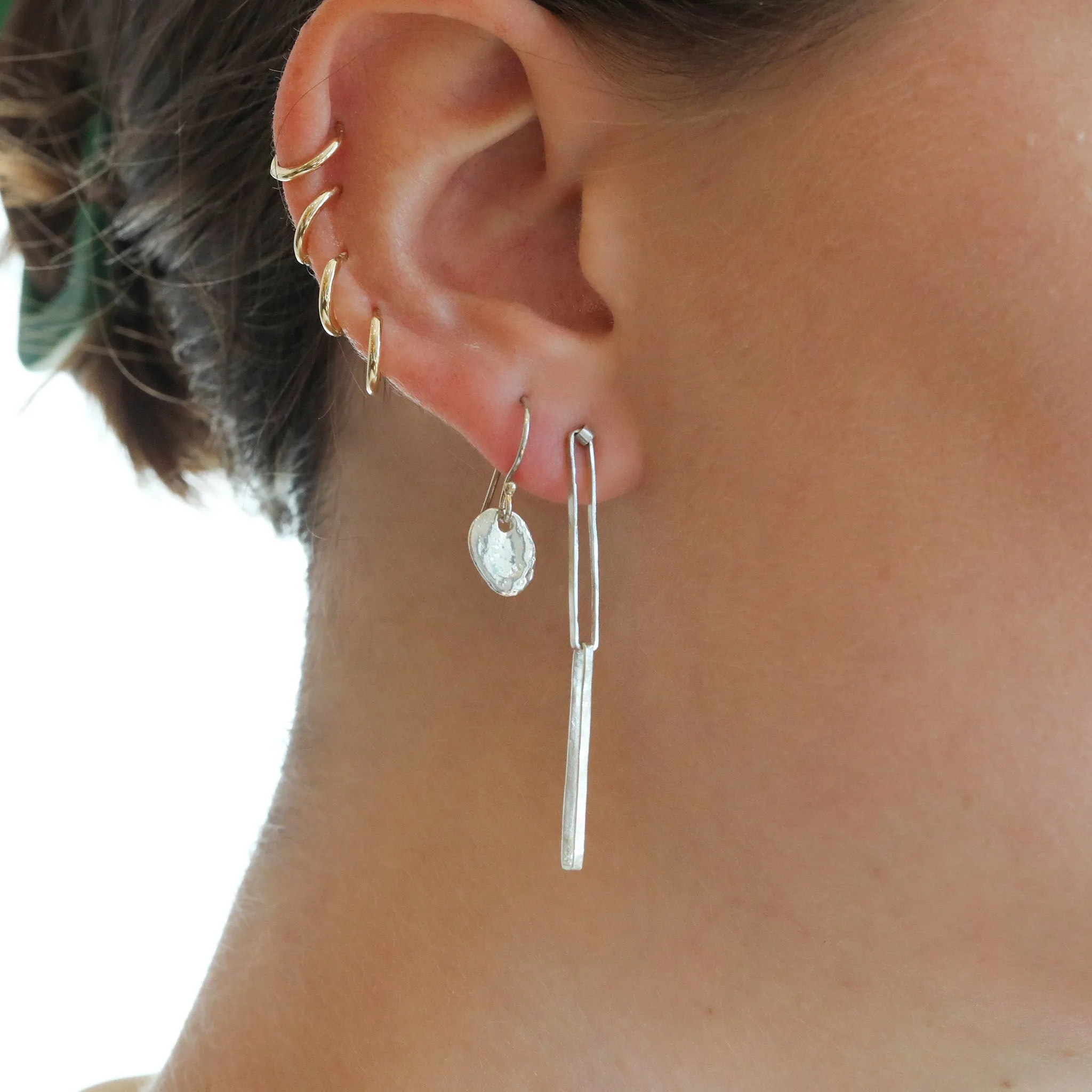 Sterling Silver "Jazz Hands" Drop Earrings
