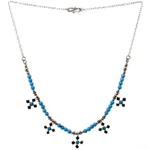 Sterling Silver Turquoise Necklace